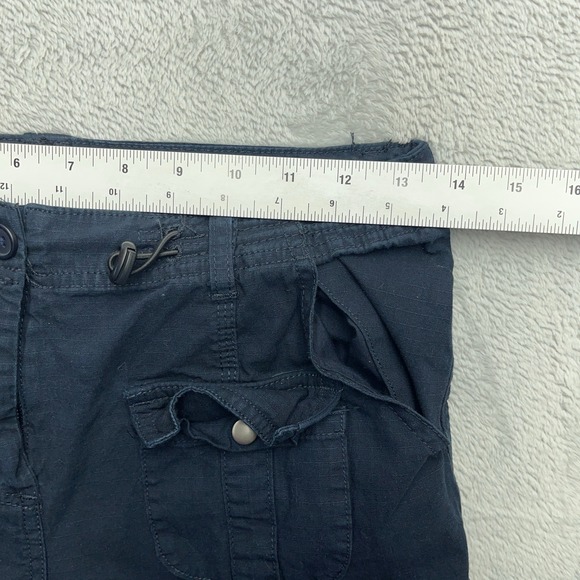 Brandy Melville Utility Cargo Pants Womens 27x30 Navy Blue Flared Leg Outdoor - Picture 4 of 9